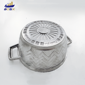 Yerçekimi ile Dökülmüş Alüminyum Alaşımlı Tencere Özel Tasarım Desenli Yüksek Kaliteli Estetik Mutfak Gereçleri - Product Image 1