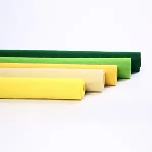 REACH certified felt cloth can be customized in size of 1mm, 2mm and 3mm colored non-woven RPET felt cloth