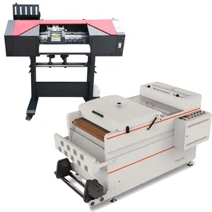 INQI 4 4720 dtf las películas de transferencia de película pet dtf tinta de impresión de transferencia de calor película de pet con H6501 en polvo de la máquina