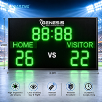 Affichage numérique commercial LED pour scores de football avec écran LED haute luminosité pour stades sportifs en direct