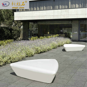 Nuevo Sillón de Cemento y Concreto Personalizado Magic Stone, Diseño Minimalista, Banco para Exteriores, 3 cm de Grosor, XMS-PJ - Product Image 3