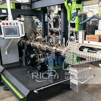 Extrudeuse de granulés d'aliments pour poissons flottants RICHI 8-10TPH - Équipement entièrement automatique pour la production de granulés d'aliments pour poissons, extrudeuse à double vis