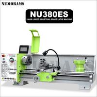 Tour à métaux horizontal robuste NUMOBAMS NU380ES, portée de coupe 380 mm, entrecentrage 1000 mm, moteur de broche 1,5 kW, filetage automatique