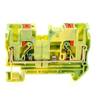 cable wire connector PT6-PE ground terminals with metal PE foot fast push in terminal blocks