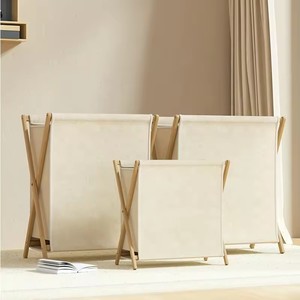 Cesta de lavandería plegable para el hogar con tapa Cesta de almacenamiento de <span class=keywords><strong>ropa</strong></span> sucia Cesto de lavandería con asas - Product Image 2