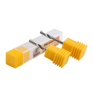 Fraise à spirale à une dent en acier, diamètre de coupe 1,0-3,175 mm, longueur 3-32 mm, pour routeurs CNC - Product Image 6