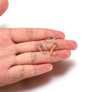 Teardrop <b>Earring</b> <b>Hooks</b> Copper Plated Silver Rose Gold Gold For <b>Earring</b> Making Jewelry Findings - Product Image 4