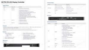 Boîtier d'envoi de données pour écran LED MCTRL 700, contrôleur synchrone Novastar, carte d'envoi pour écran LED - Product Image 5