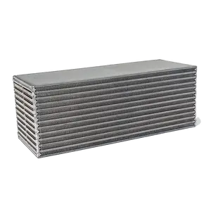 वैक्यूम Brazed एल्यूमीनियम रेडिएटर Intercooler कोर प्लेट फिन कोर 56mm रेस रेडिएटर कोर रेडिएटर आकार