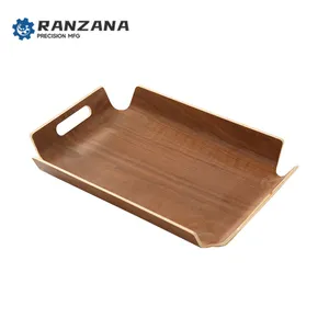 Custom CNC Bent Wood Plate Chair Parts Precision CNC Machining Curved Wood Plywood Cutting CNC Services