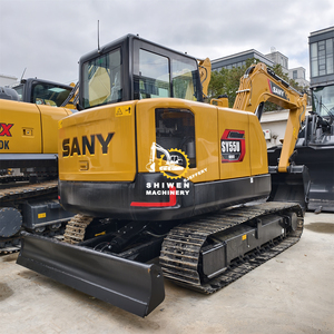 Mini-excavatrice SANY SY55U de haute qualité, engin de construction avec moteur V2607, excavatrice d'occasion SANY SY55 SY60 SY70 à vendre - Product Image 3