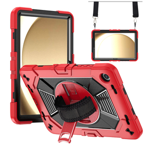 Coque de protection robuste pour tablette Samsung Galaxy Tab A9+ A11+ PC, étui en silicone avec béquille rotative à 360° - Product Image 4
