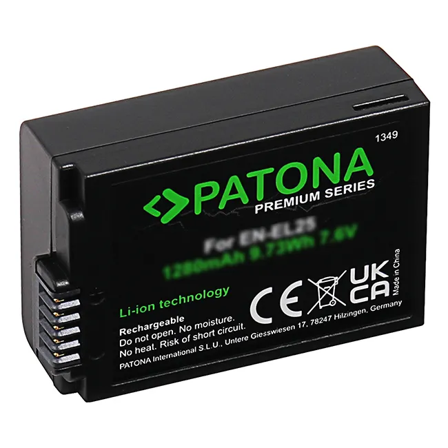 PATONA Premium-Batería de EN-EL25 Digital de larga duración para cámara Z30 Z50 Z fc, producto en oferta