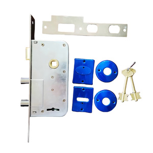 Cerradura de Embutir <span class=keywords><strong>DIDA</strong></span> AL612F/612R/101S Resistente con Doble Cerrojo y Llave de Zinc Galvanizado |   Instalación Fácil, Distancia al Centro de 40 mm - Product Image 5