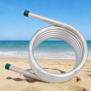 Bobine de chauffage thermosiphonique personnalisée en acier inoxydable pour piscine et spa extérieur - Product Image 1