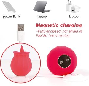 Nouveau Vibrateur en Forme de Rose 2026 pour Femme, Silencieux, 10 Vitesses, Jouet Sexuel Électrique Automatique Étanche pour Adultes - Product Image 5
