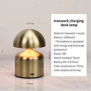 Lampe de table LED flexible au design rustique, rechargeable, avec barre lumineuse à motifs décoratifs, pour créer une ambiance, idéale pour salon, camping, avec variateur d'intensité, pour chevet - Product Image 5
