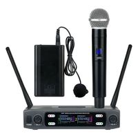 Système de microphone sans fil professionnel HX2, nouvelle conception, UHF, avec un excellent prix, système de microphone sans fil professionnel UHF