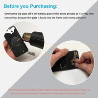 Coque arrière en verre haute définition et durable, restituant la texture de l'appareil d'origine, compatible avec iPhone 8 - 16 Pro Max