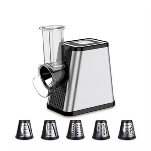 5 <span class=keywords><strong>in</strong></span> 1 macchina per insalata elettrica rotonda a spirale formaggio grattugia cibo affettatrice vegetariana Dicer rotativo <span class=keywords><strong>in</strong></span> acciaio inossidabile taglierina trinciatrice per verdure - Product Image 3