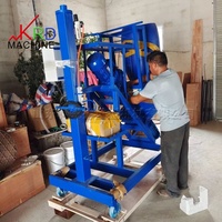 Machine de pulvérisation GRC à roues à alimentation automatique économique pour la fabrication de sculptures décoratives en ciment et GFRC en atelier