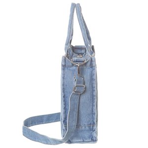Sac à main en jean personnalisé avec logo pour femmes Sac à main en jean à bandoulière pour femmes - Product Image 4