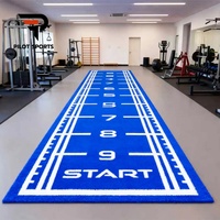 PilotSports – Tapis d'entraînement fonctionnel personnalisé OEM pour gym, en PE, avec motif imprimé sur mesure, pour fitness intérieur, gazon artificiel