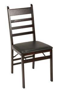 Sağlam Ahşap Katlanır Yemek Sandalyesi, İç ve Dış Mekan Kullanımı İçin, Bahçe, Düğün, Kamp ve Yer Tasarrufu Sağlayan Depolama İçin İdeal - Product Image 5