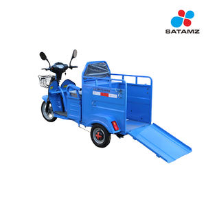 Triciclo <span class=keywords><strong>Elettrico</strong></span> Compatto con Struttura del Telaio in Metallo per un Servizio di Trasporto Merci Robusto e Affidabile - Product Image 4