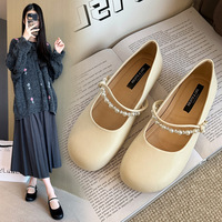Nouvelles chaussures Mary Jane rétro pour femmes printemps-automne, polyvalentes, légères, à bout ouvert, sandales décontractées