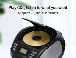 Reproductor de CD Portátil con Radio, Entrada USB y AUX, Altavoz Integrado y Asa para el Hogar, Viajes y Actividades al Aire Libre - Product Image 5