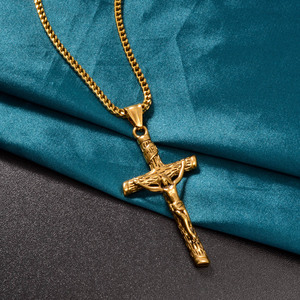 luxury <b>cross</b> pendant custom <b>chain</b> pendant stainless steel pendant necklace jewelry pendants fine pendants unisex - Product Image 4