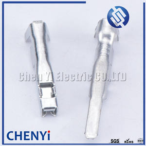 50 ax النحاس الأصفر صفيح ذكر أنثى السيارات سلك العقص الطرفية دبابيس فضفاضة-ins-Ned-من-من-من-من-من-من H62 G76 - Product Image 4