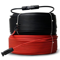 Cable de Panel de CC de batería Solar Dual 4mm 10mm2 16mm2 20 metros conductores de cobre XLPO aislamiento Pv cable eléctrico para Panel Solar