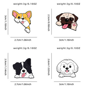 Metaal Emaille Pins Groothandel Op Maat Schattige Hond Emaille Pin Fabriek Direct Bulk Voorraad <span class=keywords><strong>Cartoon</strong></span> Puppy Reversspeld voor Huisdierliefhebbers Cadeau - Product Image 2