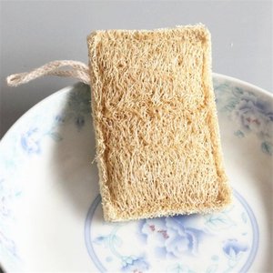 Depuradores corporales naturales ecológicos Exfoliante Ducha Loofah Guantes y almohadillas para platos Cepillos y esponjas de baño - Product Image 5
