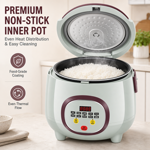 Cuisinière à <span class=keywords><strong>riz</strong></span> intelligente avec écran numérique, <span class=keywords><strong>1</strong></span>,5 L, chauffe-<span class=keywords><strong>riz</strong></span> électrique à pression avec fonction gâteau <span class=keywords><strong>et</strong></span> yaourt - Product Image 3