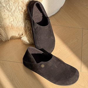 Zapatos Casuales de Hombre, Estilo 2025, de Dos Piezas, de Una Pieza, Fáciles de Poner, con Suela de Cuero Suave, Tacón Bajo, Tipo Pantuflas - Product Image 1