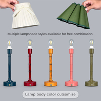 Lampe de table portable sans fil USB à base de bois naturel, petite lampe de bureau nordique, lampe de table LED tactile rechargeable moderne et luxueuse