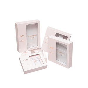 Boîte cadeau coulissante en carton rigide personnalisée, impression de logo premium, emballage de boîte cosmétique, boîtes de présentation de luxe personnalisées - Product Image 1