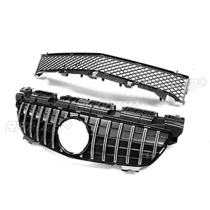 Bandes décoratives pour calandre de voiture, kit carrosserie, calandre avant pour Mercedes Benz SLK R172 GT 2011-2015, extérieur - Product Image 4