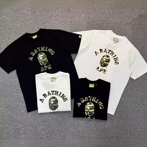 Camiseta <span class=keywords><strong>de</strong></span> Doble Cara con Diseño <span class=keywords><strong>de</strong></span> Cabeza <span class=keywords><strong>de</strong></span> Mono <span class=keywords><strong>de</strong></span> Dibujos Animados, Resistente a la Inflación, Mezcla <span class=keywords><strong>de</strong></span> Algodón y Lino Puro, 230g, Corte Holgado, Moderna, para Parejas - Product Image 5