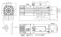 Broche de refroidissement à air HQD haute vitesse pour moteur de broche de routeur CNC 4,5 kW/6 kW/7,5 kW