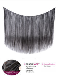 Fornitori all'Ingrosso di Extension di Capelli Umani Vergini Vietnamiti Double Drawn Lisci Come Seta Grado 12A 15A con Cuticole Allineate allo Stato Grezzo - Product Image 4