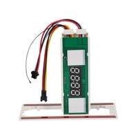 Interrupteur tactile intelligent pour miroir 12V avec variateur d'intensité, horloge et affichage de la température pour l'éclairage de miroir de salle de bain à LED