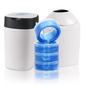 Twist and Click Advanced Nappy Disposal Sange Tec Bin Blue diaper pail refills Geni refill bag