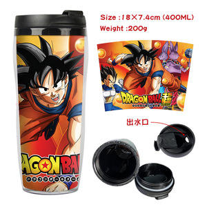 Bouteille d'eau japonaise <span class=keywords><strong>DBZ</strong></span> à double couche sensible à la chaleur, 30 modèles, personnages de dessins animés, tasse en plastique, cadeau pour enfants - Product Image 5