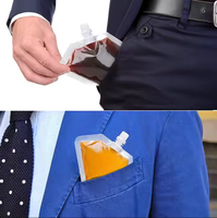 Sacs d'emballage debout en plastique personnalisés liquide fruits jus café vin boisson sac pochette à bec bouteille