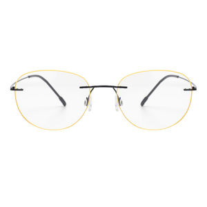 <span class=keywords><strong>Lunettes</strong></span> de vue sans monture en titane, design italien, pour femmes - Product Image 2