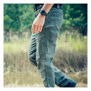 <span class=keywords><strong>Pantaloni</strong></span> Cargo Tattici da Uomo IX5 Leggeri da Esterno per Assalto Escursionismo Caccia con Multi-Tasche - Product Image 6